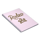Carnet Couronne de Tiara Princesse de Rodéo Occidental (Côté Droit)
