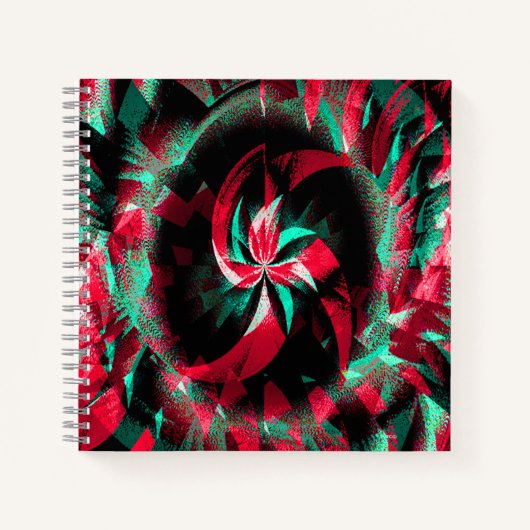 Carnet Couronne de Yule tournante.... (Devant)