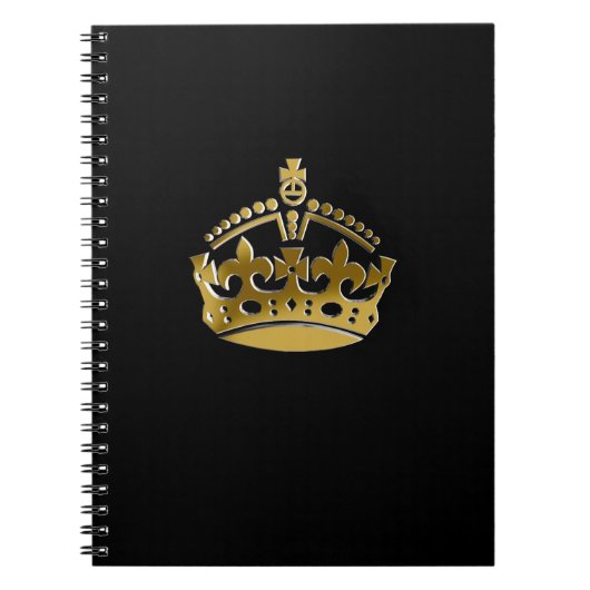 Carnet Couronne dorée (Devant)