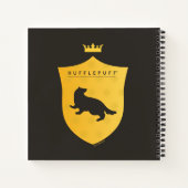 Carnet Couronne du blason HUFFLEPUFF™ en or (Dos)