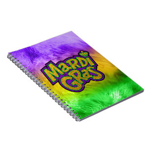 Carnet Couronne festive de SlipperyJoe thème Mardi Gras r