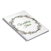 Carnet Couronne florale (Côté Droit)