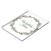 Carnet Couronne florale (Côté gauche)
