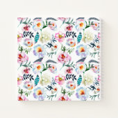 Carnet Couronne florale nommée Citation de la Bible YHVH  (Dos)