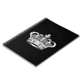 Carnet Couronne - Gris (Côté gauche)
