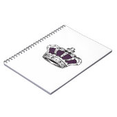 Carnet Couronne - pourpre (Côté gauche)