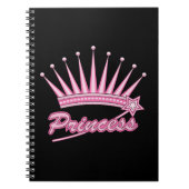 Carnet Couronne rose princesse (Devant)