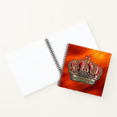 Carnet Couronne Royale - Or Bleu Rouge (Intérieur)