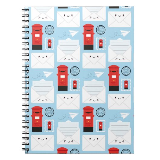 Carnet Courrier heureux - Kawaii Post (Devant)