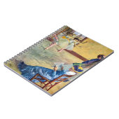 Carnet Cours de danse, salle de danse par Edgar Degas (Côté gauche)