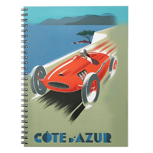 Carnet Course automatique vintage (Devant)
