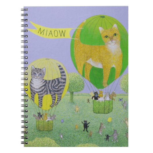 Carnet Course de ballon de chat (Devant)