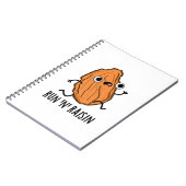 Carnet Course de raisin amusant jeu de mots sur la nourri (Côté gauche)