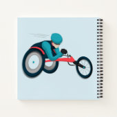 Carnet Course en fauteuil roulant (Dos)