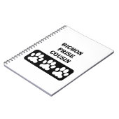 Carnet Cousin du Bichon Frise (Côté gauche)