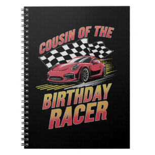 Carnet Cousin du coureur d'anniversaire Fête de famille d