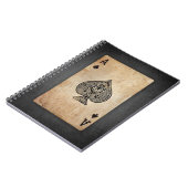 Carnet coussin jeté à l'as de pique (Côté gauche)