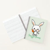 Carnet Cousu Bunny Kawaii personnalisé (Intérieur)