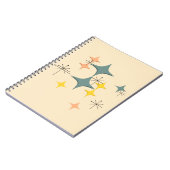 Carnet Coutume atomique moderne d'Eames Starbursts de la (Côté gauche)