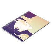 Carnet CouverCarnet de la Lune de lapin enchantée (Côté gauche)
