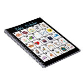 Carnet Couverture Alphabet de la Bible (Côté Droit)
