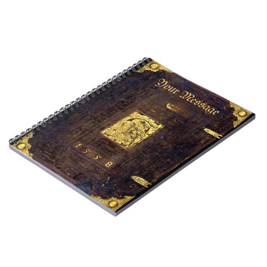 Carnet Couverture antique de manuscrit (Côté gauche)