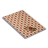 Carnet couverture bébé chat et pomme (Côté Droit)