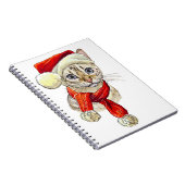 Carnet Couverture bébé T-shirt Bengale de neige de Noël (Côté Droit)