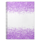 Carnet Couverture d'air pour iPad Parties scintillant vio (Devant)