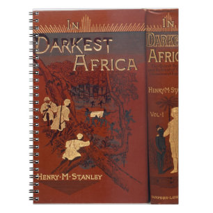 Carnet Couverture de 'en Afrique la plus foncée : ou la