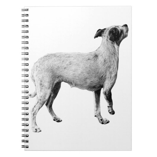 Carnet "couverture de téléphone pour chien" "coque mono s (Devant)