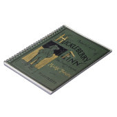 Carnet Couverture des "aventures de Huckleberry Finn" par (Côté gauche)