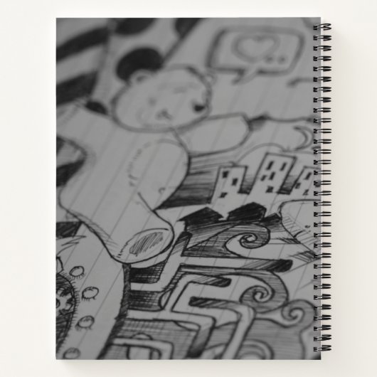 Carnet Couverture d'esquisse (Dos)