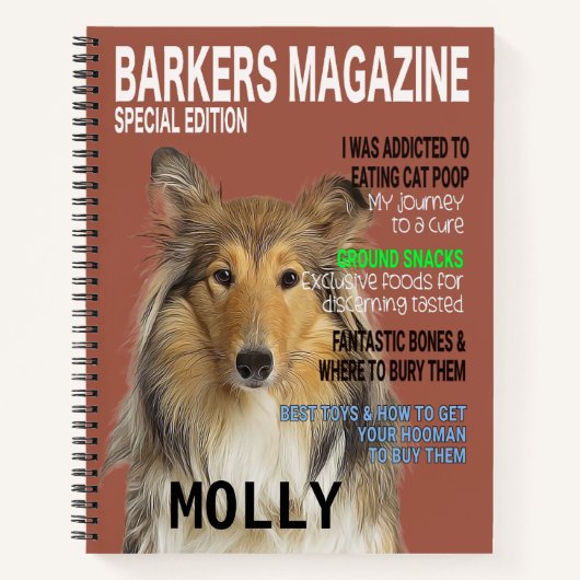 Carnet Couverture du magazine Collie Parody (Devant)