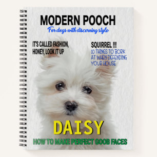 Carnet Couverture du magazine parodique Maltese Terrier
