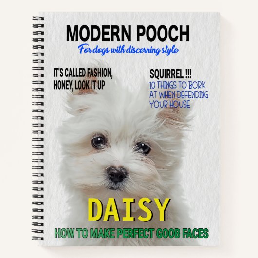 Carnet Couverture du magazine parodique Maltese Terrier (Devant)