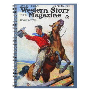 Carnet Couverture du magazine Western Story 1924