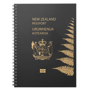 Carnet Couverture du passeport néo-zélandais
