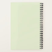 Carnet Couverture dure de la statue du jardin (Verso)