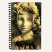 Carnet Couverture dure de la statue du jardin (Recto)