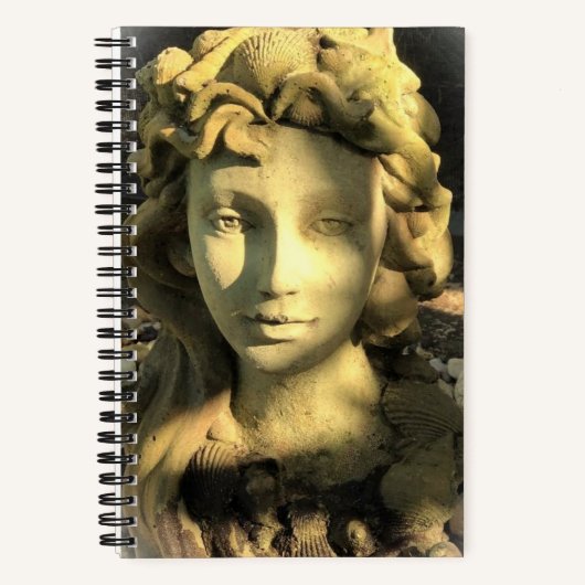 Carnet Couverture dure de la statue du jardin (Recto)