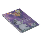 Carnet Couverture "Eleze Elephant & Polka Hen" (Côté Droit)