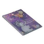 Carnet Couverture "Eleze Elephant & Polka Hen" (Côté Droit)