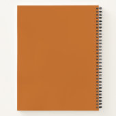 Carnet Couverture en laine polaire (Dos)