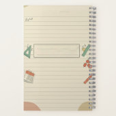 Carnet Couverture pastel minimale (Verso)