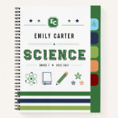 Carnet Couverture personnalisée de l'école de sciences ve (Devant)