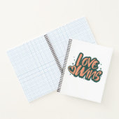 Carnet Couverture polaire Love Wins (Intérieur)
