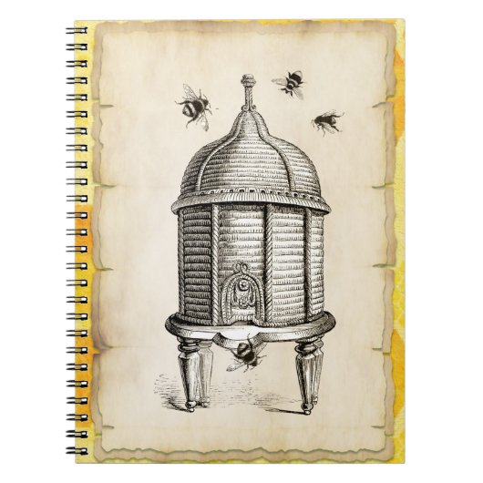 Carnet Couverture vintage de la ruche (Devant)
