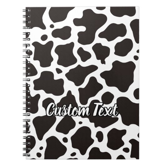 Carnet Cow Pattern Notebook (Devant)
