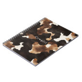 Carnet Cow Print Cowboy Cowgirl Western (Côté gauche)